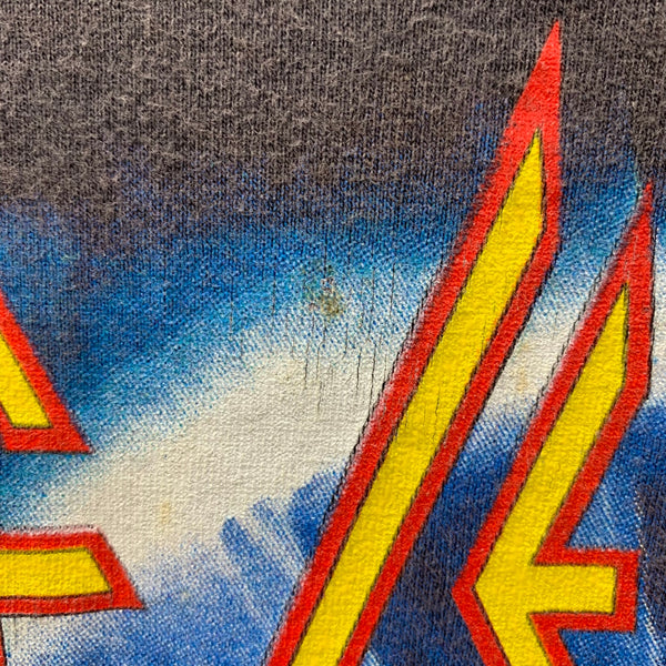 【曜日割引対象外】 バンド band 90’s 90s 90年代 1993s DEF LEPPARD ADRENALIZE T-shirt Tシャツ ブラック Lサイズ 201MT-3614 VB