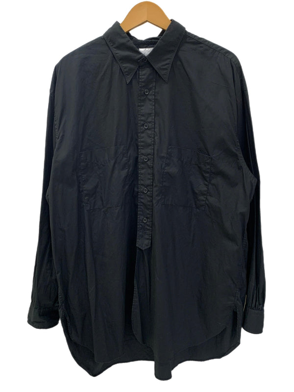 マービンポンティアックシャツメーカーズ Marvine Pontiak Shirt Makers Round Tail 2 Pocket SH 無地 MPSM-2008S 長袖シャツ ブラック oneサイズ 201MT-3799