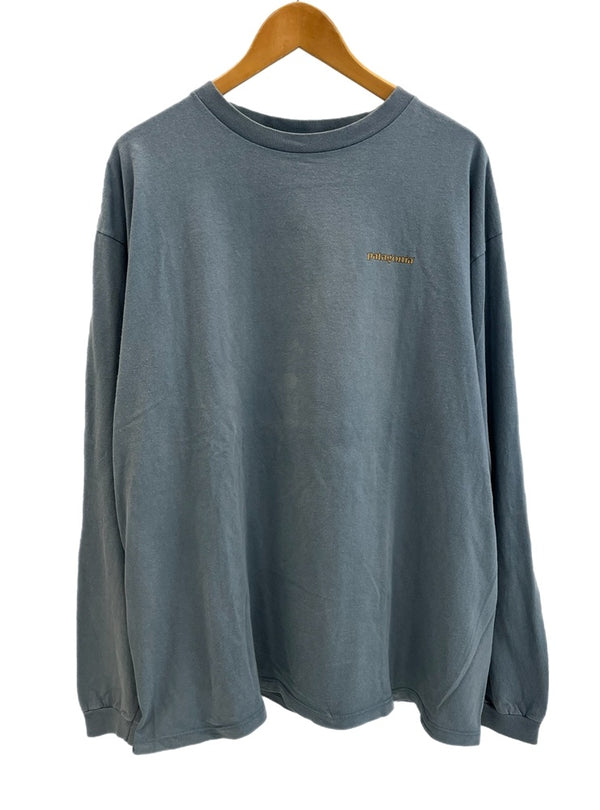 パタゴニア PATAGONIA 90s Vintage ヴィンテージ USA製 Benetical T's Long Sleeve 長袖 カットソー ロゴプリント バックプリント XL ロンT ブルー LLサイズ 101MT-4694