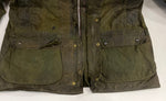 バブアー Barbour 90's 90年代 3ワラント BORDER ボーダー ワックス コットン オイルドジャケット コート VINTAGE ヴィンテージ A200 C44 ジャケット カーキ 101MT-5400