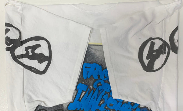 カクタスジャック Cactus Jack フラグメント Fragment Travis Scott コラボ Tシャツ ホワイト XLサイズ 201MT-4472