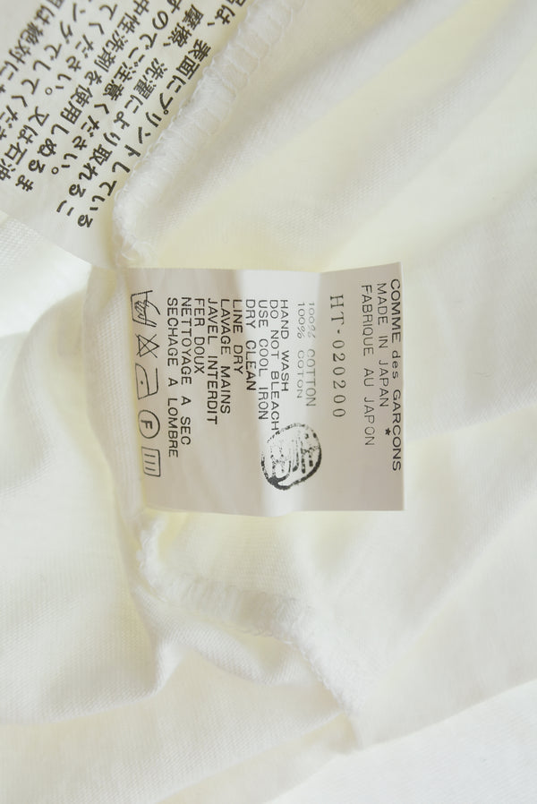 コムデギャルソン COMME des GARCONS COMME des GARCONS HOMME AD1993 90's ギャルソン オム バックル Tee HT-020200 Tシャツ ホワイト 103MT-2734