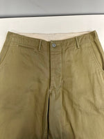ウェアハウス WAREHOUSE M-41 M41 TYPE U.S.ARMY CHINO PANTS アーミーチノ ミリタリー 茶 チノパン ベージュ 33 101MB-782