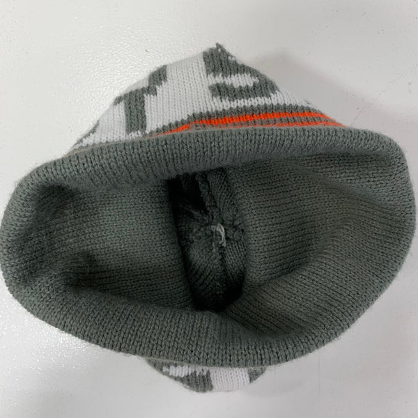 【中古】ステューシー STUSSY ボンボン ニット 帽子 メンズ帽子 ニット帽 グレー 201goods-811