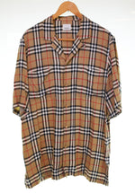 バーバリー Burberry BURBERRY LONDON ENGLAND バーバリーロンドンイングランド 21SS ノバチェック 半袖 開襟 シャツ 8025821 半袖シャツ マルチカラー Lサイズ 103MT-3017
