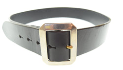アディクトクローズ NARROW GARRISON BELT レザー ナロー ギャリソンベルトsize32 黒 ベルト・サスペンダー メンズベルト ブラック 103G-119