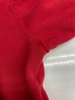 シュプリーム SUPREME ×NIKE Hooded Sweatshirt Hoodie プルオーバー フロント ビッグロゴ レザー アップリケ 赤 パーカ ロゴ レッド Lサイズ 104MT-232