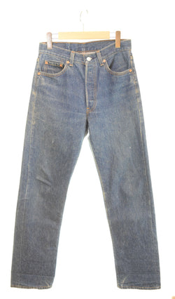 リーバイス Levi's 90s 501XX MAde in USA ボタン裏546 スモールe 90's USA製 濃いめ デニム ネイビー 30/33 103MB-497