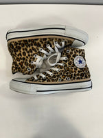 コンバース CONVERSE LEOPARD HI BROWN レオパード HI ブラウン 豹柄 ヒョウ柄 ファー  レディース靴 スニーカー ブラウン 23cm 101sh-2366