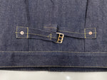 ウエアマスターズ WEARMASTERS Lot.200 Denim Jacket 大戦モデル 月桂樹ボタン 針シンチ デニムジャケット Gジャン 濃紺 サイズ 40 ジャケット 無地 ネイビー 104MT-2014