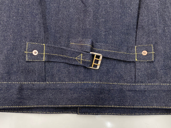 ウエアマスターズ WEARMASTERS Lot.200 Denim Jacket 大戦モデル 月桂樹ボタン 針シンチ デニムジャケット Gジャン 濃紺 サイズ 40 ジャケット 無地 ネイビー 104MT-2014