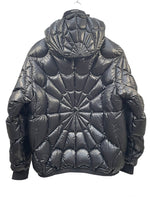 モンクレール MONCLER × SPIDER MAN SPAIDER WEB DOWN JACKET スパイダーマン ウェブ ダウンジャケット 蜘蛛の巣 H20911A00104 539AQ 1 ジャケット ブラック 601MT-89
