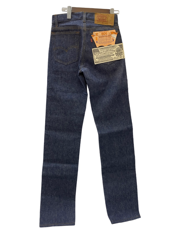 【曜日割引対象外】 リーバイス Levi's デッドストック 80's 701-0117 STUDENT USA製 デニム W27サイズ 201MB-724