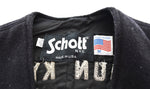 ショット SCHOTT 80'S サイド フリンジ レースアップ ベスト ベスト ブラック Mサイズ 103MT-3369