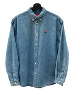 シュプリーム SUPREME Small Box Denim Shirt Washed Indigo