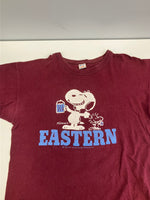 チャンピオン Champion 80's 80年代 トリコタグ PEANUTS SNOOPY WOODSTOCK ピーナッツ スヌーピー ウッドストック プリント vintage ヴィンテージ made in USA アメリカ製 Tシャツ ワインレッド Lサイズ 101MT-4032