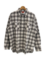 ラディアル RADIALL 25SS EL CAMINO - REGULAR COLLARED SHIRT L/S ネルシャツ 黒×白 チェック柄 RAD-25SS-SH006 XL 長袖シャツ マルチカラー 101MT-5148