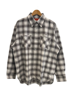 ラディアル RADIALL 25SS EL CAMINO - REGULAR COLLARED SHIRT L/S ネルシャツ 黒×白 チェック柄 RAD-25SS-SH006 XL 長袖シャツ マルチカラー 101MT-5148