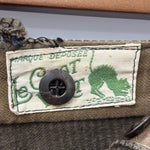 【曜日割引対象外】 ヴィンテージ vintage ~40's 40s 40年代 Le CHAT VERT コーデュロイパンツ ボトムスその他 カーキ 201MB-798 VB
