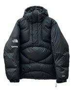 シュプリーム SUPREME 22AW × THE NORTH FACE ザ ノース フェイス 800-Fill Half Zip Hooded Pullover フィル ハーフ ジップ フーディー プルオーバー アウトドア 黒 ND52205I ジャケット ロゴ ブラック Mサイズ 104MT-1410