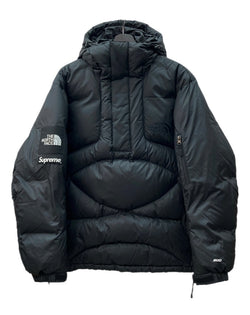 シュプリーム SUPREME 22AW × THE NORTH FACE ザ ノース フェイス 800-Fill Half Zip Hooded Pullover フィル ハーフ ジップ フーディー プルオーバー アウトドア 黒 ND52205I ジャケット ロゴ ブラック Mサイズ 104MT-1410