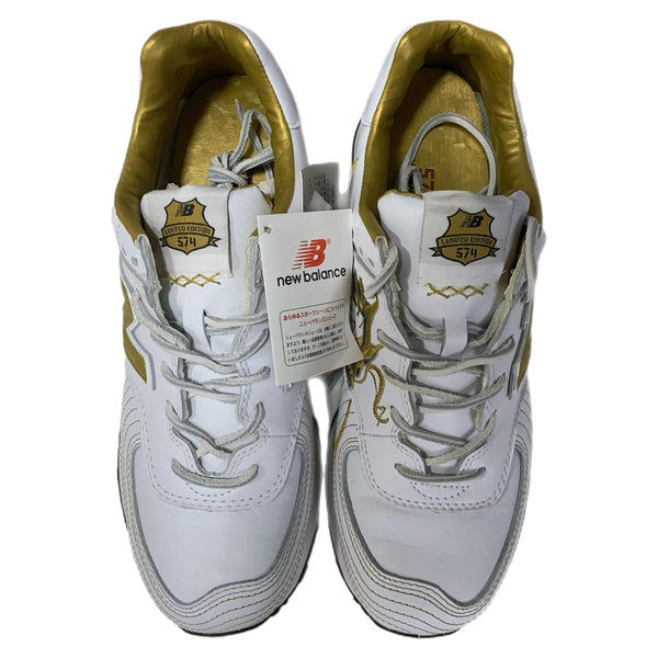 ニューバランス new balance 観賞用 新平衡 ドラゴン M574J LEW メンズ靴 スニーカー ホワイト 27.5cmサイズ 201-shoes1595