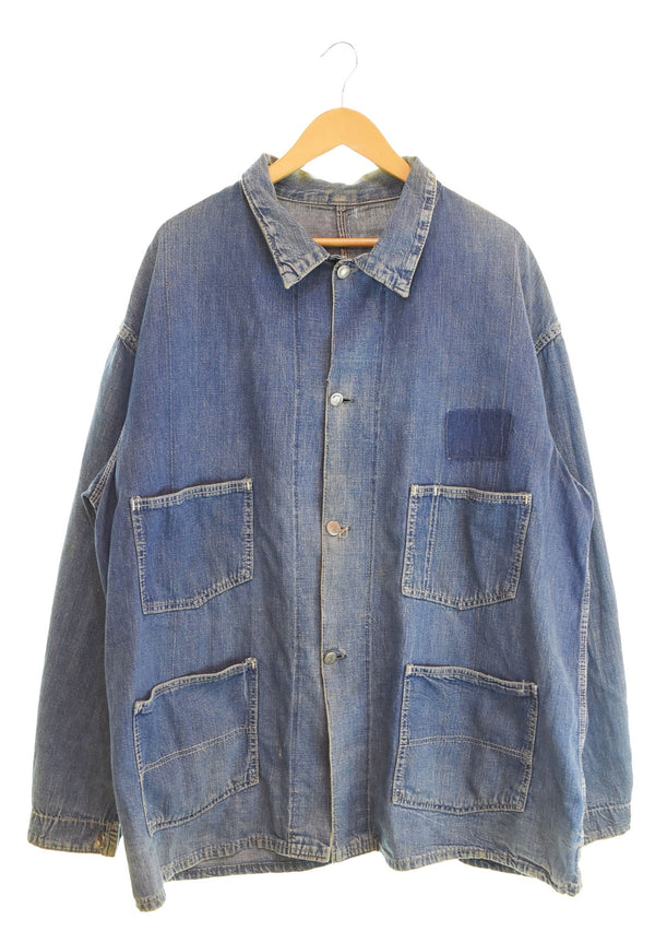 ヴィンテージ Vintage 30s 40s Prisoner Jacket  30's 40's プリズナージャケット 大戦 デニムカバーオール ジャケット ブルー 103MT-2501