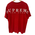 シュプリーム SUPREME Stripe Rib Waffle Top Tシャツ レッド Mサイズ 201MT-4045