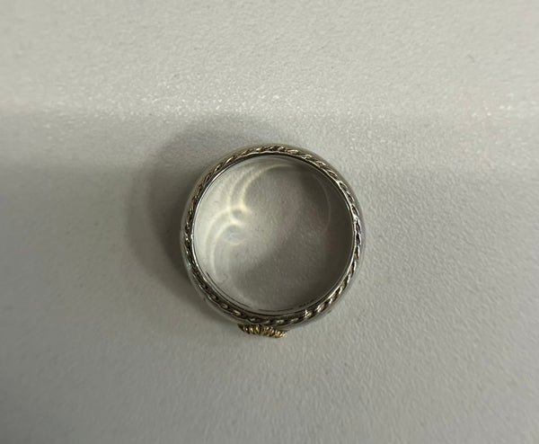 アリゾナフリーダム ARIZONA FREEDOM R-45a ゴールド小太陽神 唐草 ネイティブ系  メンズジュエリー・アクセサリー 指輪・リング シルバー 101G-212