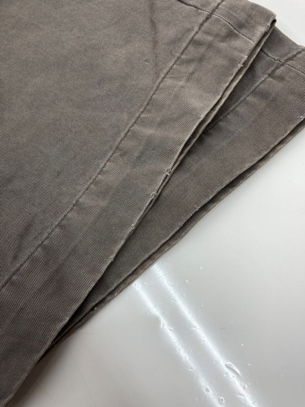 ダブルアールエル RRL CHINO PANTS チノ パンツ ワーク ボタンフライ トラウザーズ Ralph Lauren 灰 無地 44788 チノパン グレー 34×32 104MB-339