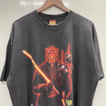 【曜日割引対象外】 ヴィンテージ vintage ~00's Star wars EP1 Darth Maul movie tee Tシャツ ブラック XLサイズ 201MT-4167 VB