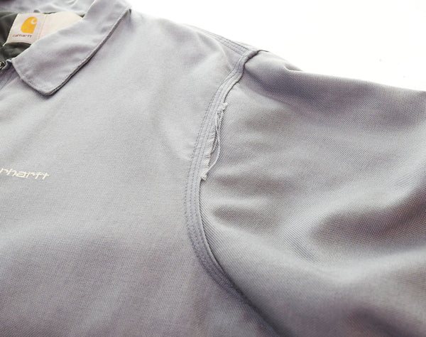 カーハート Carhartt 90s 90's ワークジャケット スウィングトップ 裏地キルティング 刺繍ロゴ  ジャケット ブルー 103MT-2258