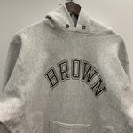 【曜日割引対象外】 チャンピオン Champion 80's トリコタグ REVERSE WEAVE BROWN UNIVERSITY USA製 パーカ グレー XLサイズ 201MT-3307 VB
