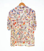 サンサーフ SUN SURF SWEET LEILANI ALOHA SHIRT アロハ シャツ オープンカラー レーヨンシャツ SS32700 半袖シャツ ブラウン Mサイズ 103MT-2717