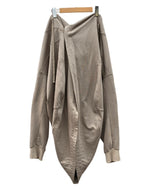 ユリウス JULIUS 22SS Obscure Graige Hoodie グレージュ フーディ 変形 パーカー ボタン 薄茶 777CUM1 サイズ 2 パーカ 無地 ベージュ 104MT-1658