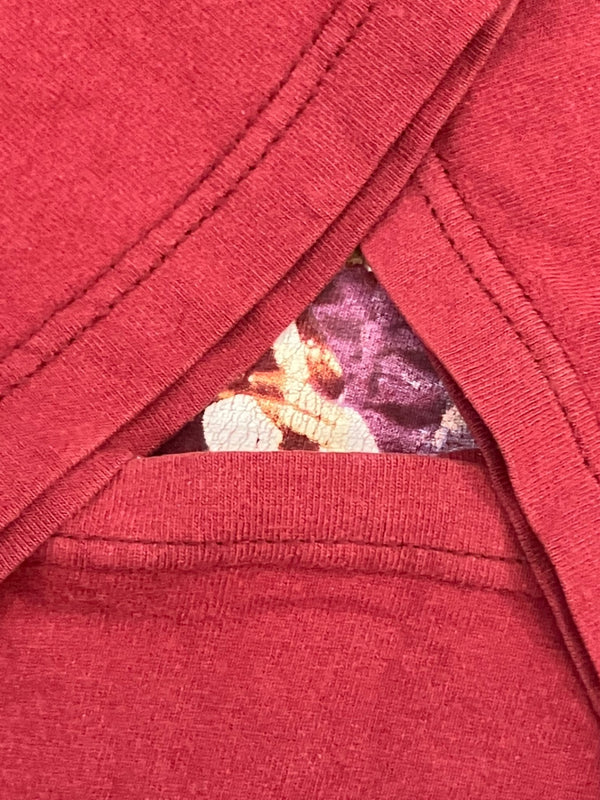 US US古着 00's Y2K ZION JIMI HENDRIX ジミ・ヘンドリックス オフィシャル XXL Tシャツ ワインレッド 3Lサイズ 101MT-4991