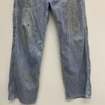 【曜日割引対象外】 リー Lee 50's ヒッコリーストライプ つなぎ・オーバーオール ブルー 201MB-1047 VB