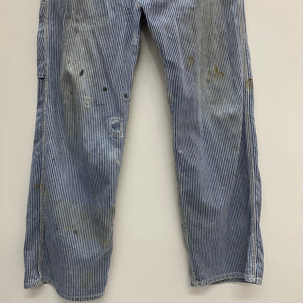 【曜日割引対象外】 リー Lee 50's ヒッコリーストライプ つなぎ・オーバーオール ブルー 201MB-1047 VB