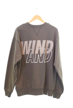 ウィンダンシー  WIND AND SEA  22AW SEA Crew Neck クルーネック スウェット チャコール WDS-0-SEA 23-Q2-CS-01 スウェット ブラウン Lサイズ 103MT-769