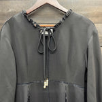 アンドレアアンドコー ANDREA&CO. 2RACES PEARL RIBBON DRESS yk23f10 ワンピース ブラック フリーサイズ 201LT-412