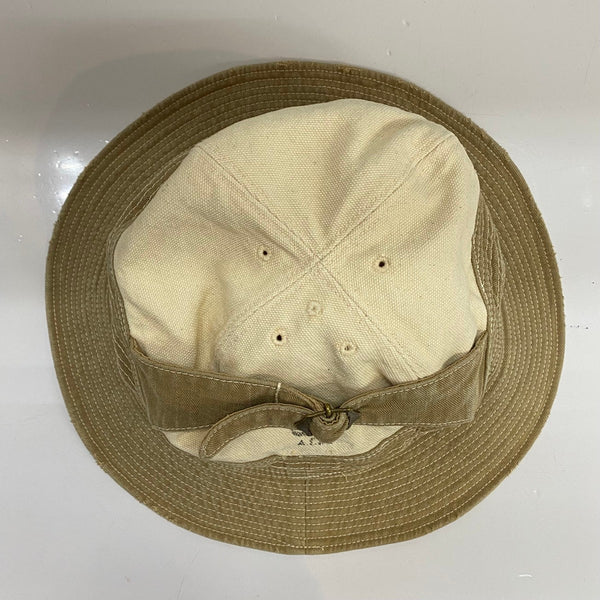 【曜日割引対象外】 【中古】キャピタル KAPITAL 老人と海 ヴィンテージ加工 チノ 帽子 メンズ帽子 ハット ベージュ 201goods-602 VB