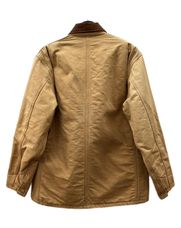 カーハート Carhartt MICHIGAN CHORE COAT ミシガン チョア コート ダック カバーオール 裏ブランケット ボタン アウター ジャケット 茶 C01 BRN サイズ 40 ジャケット ロゴ ブラウン 104MT-1878