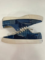 ラルフローレン RalphLauren KEATON V2-SK-LTL パッチワーク ロースニーカー シューズ メンズ インディゴ 青 メンズ靴 スニーカー ブルー 27.5cm 101sh-2411