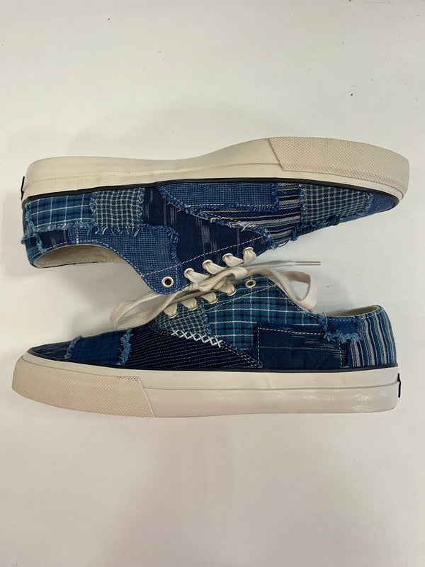 ラルフローレン RalphLauren KEATON V2-SK-LTL パッチワーク ロースニーカー シューズ メンズ インディゴ 青 メンズ靴 スニーカー ブルー 27.5cm 101sh-2411