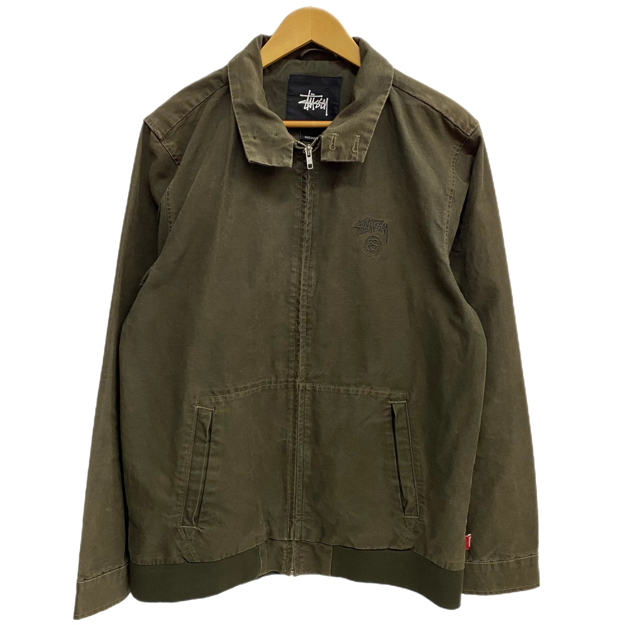 ステューシー STUSSY ジップアップジャケット ジャケット グリーン M 