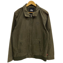 ステューシー STUSSY ジップアップジャケット ジャケット グリーン Mサイズ 201MT-4361