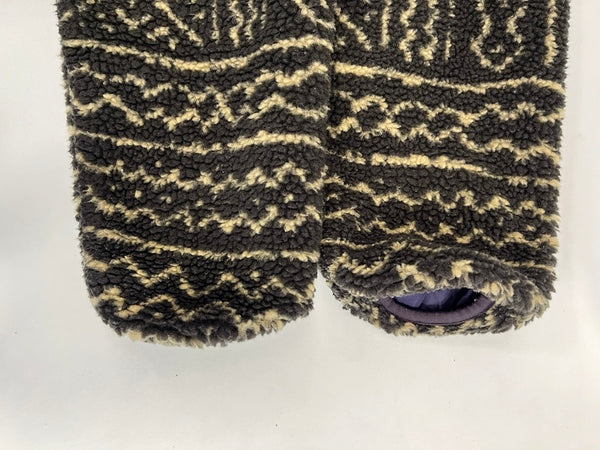 パタゴニア PATAGONIA 90s 95年製 Vintage ヴィンテージ USA製 マリ柄 コンドル リバーシブル グリセードジャケット フリース ボア プルオーバー 29361 XL ジャケット ネイビー LLサイズ 101MT-4739