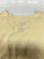 ダイリク DAIRIKU 21SS PEACE Vintage Long Sleeve Tee ピース ヴィンテージ ロングスリーブ Tシャツヴィンテージ加工 長袖 黄 21SS C-5 ロンT 刺繍 イエロー フリーサイズ 104MT-1087