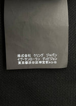 サンローラン Saint Laurent SL STAR POLO 半袖 ポロシャツ 星 月 鹿の子 カットソー YSL 黒 454124 YB1DS 半袖ポロシャツ プリント ブラック XSサイズ 104MT-1339
