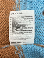 アクネストゥディオズ Acne Studios 21AW DAMAGE BORDER CREWNECK NECK ダメージ ボーダー クルーネック ニット 加工 茶 青 FN-WN-KNIT000347 セーター ボーダー ブラウン XSサイズ 104MT-951